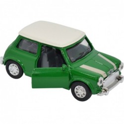 MINI COOPER VERDE ESCALA 1:32 L: 8CM