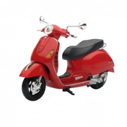 VESPA GTS 300 MINI ROJA  Escala 1:12 15x6x10cm