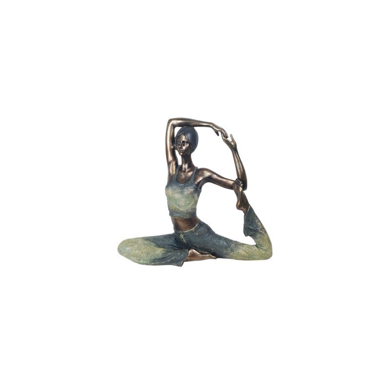 Figura Decorativa Clasica Chica Yoga Resina 34 cm