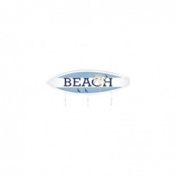 Percha Pared Madera Beach 40 cm