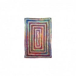 Alfombra Multicolor Algodn y Yute 120x180 cm