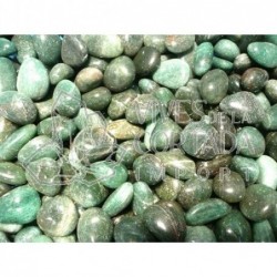 Rodados de Cuarzo Verde (pack de 250 gr) 3x2 cm