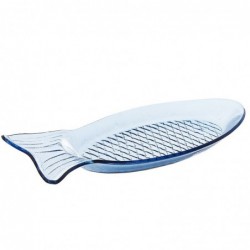 Bandeja forma de Pez Azul 36 cm