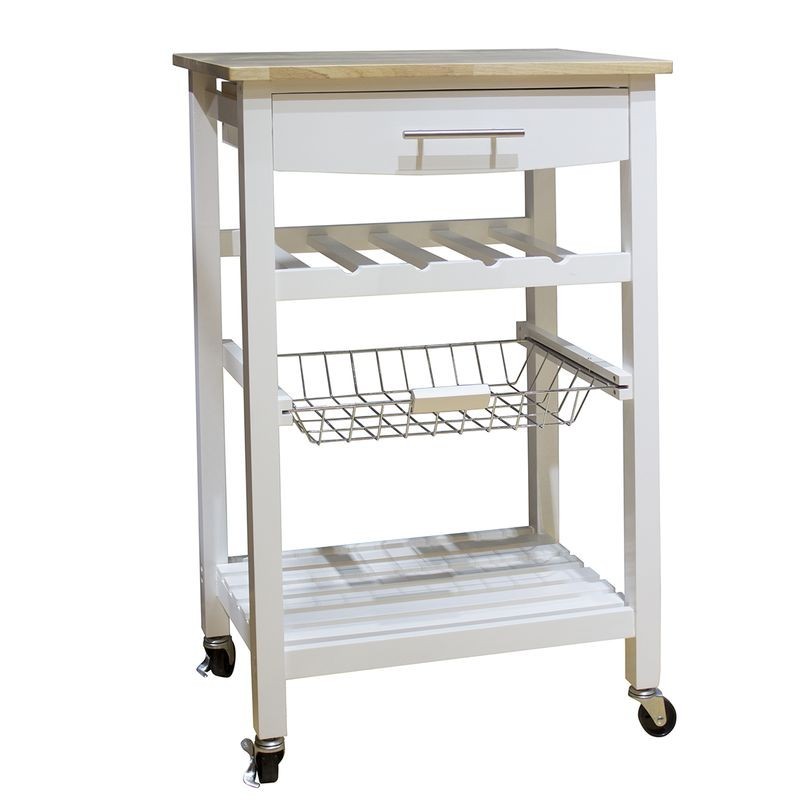 Carro cocina Auuxiliar Madera 85 cm