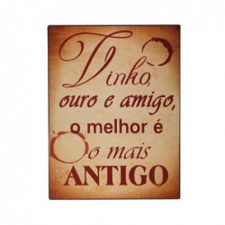 Placa Pared Decorativa Mensajes 33x25 cm