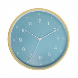 Reloj de Pared Azul 30 cm Plastico