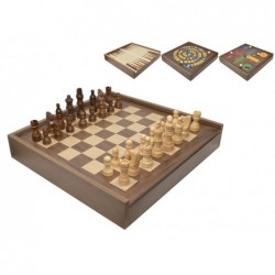 Juego de Mesa 5 en 1 Madera 30 cm