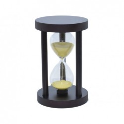 Reloj de Arena Base Madera 12 cm