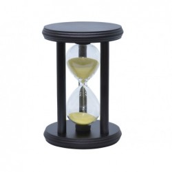 Reloj de Arena Base Madera 14 cm