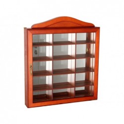 Vitrina para Pared Madera y Cristal Cierre Magnetico 42 cm