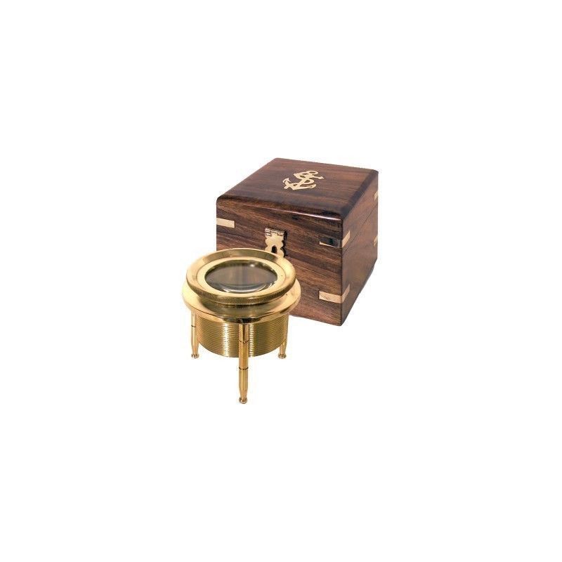 Lupa Laton con Caja Madera 7 cm