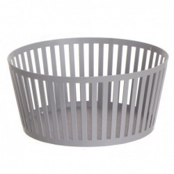 Cesta Panera Metalica Gris 22 cm