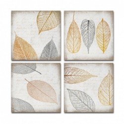 Cuadro Decorativo x4 Hojas 40x40 cm