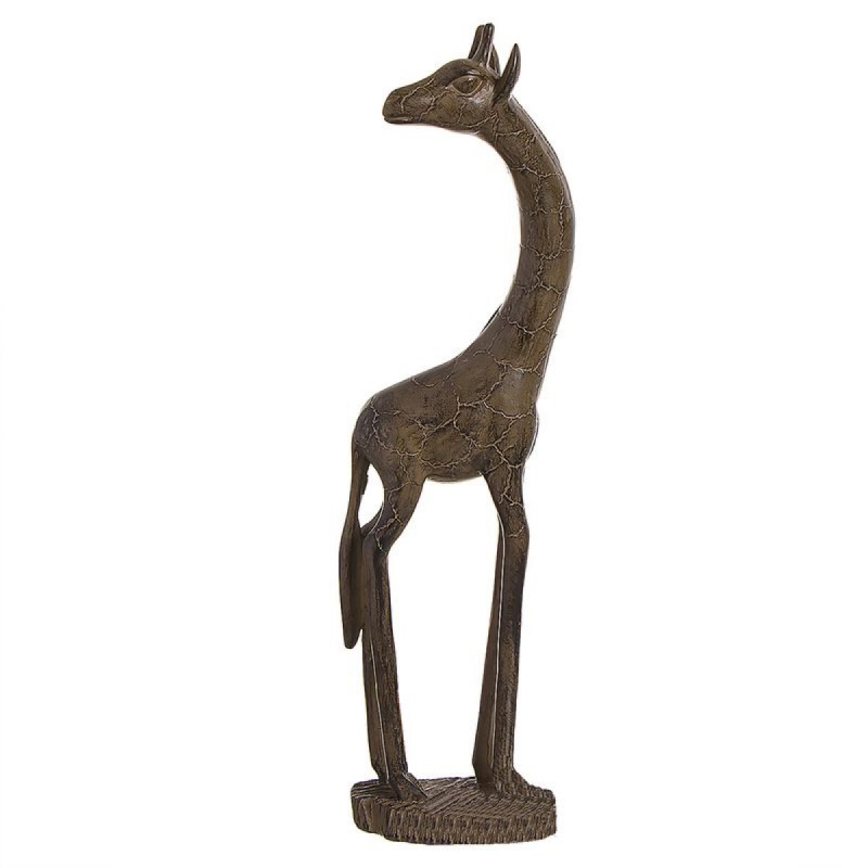 Figura Decorativa Elefante Resina Marron 50 cm