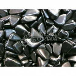 Piedra Rodado Shungit Pulido (Pack 500 gr) 5x4 cm