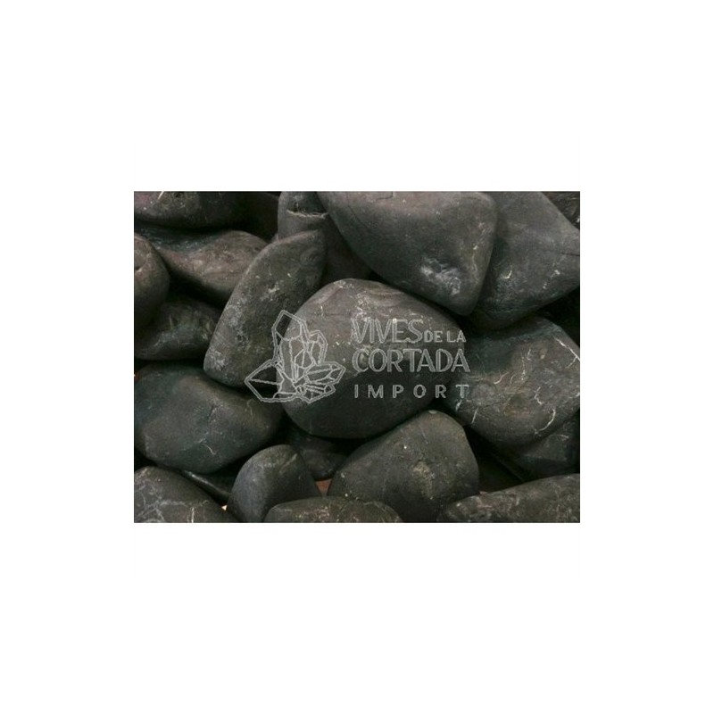 Piedra Rodado Shungit Sin Pulir (Pack 500 gr) 7x5 cm