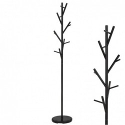 Perchero Metal Arbol Negro 170 cm