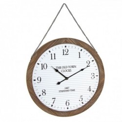 Reloj de Pared Redondo Old Town Blanco 52 cm