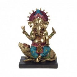 Figura Decorativa Ganesha Resina 28 cm