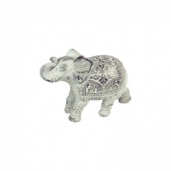 Figura Decorativa Resina Elefante Gris 14 cm