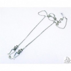 CADENA GOTLAND 2MM 45CM CABEZAS DE DRAGON