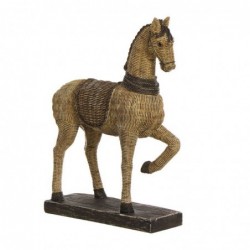 Figura Decorativa Caballo Ratan 36 cm