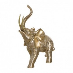 Figura Decorativa Elefante Oro 44 cm