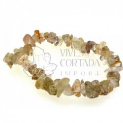 Pulsera Chip de Cuarzo Rutilado