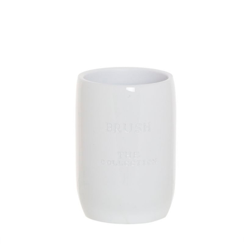 Vaso de Baño Lacado Blanco 10 cm
