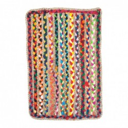 Alfombra Rectangular Yute Colores 62 cm