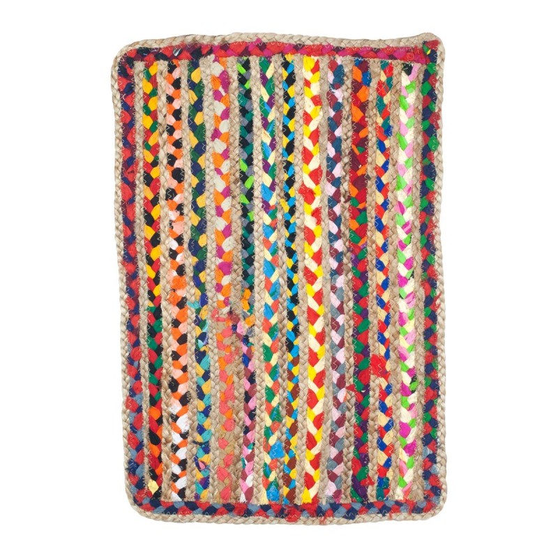 Alfombra Rectangular Yute Colores 62 cm
