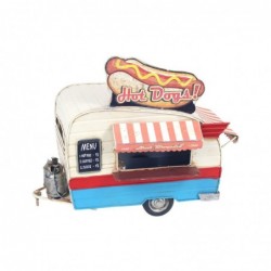 Figura Decorativa Caravana Hot Dogs Metal 27 cm