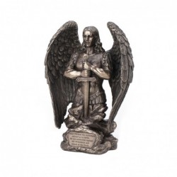 Figura Decorativa Clasica Arcangel San Miguel Resina 22 cm