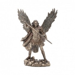 Figura Decorativa Clasica Arcangel San Miguel Resina 29 cm
