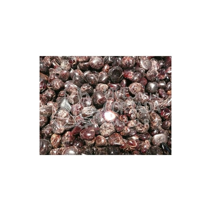 Rodados de Granate (pack de 250 gr) 3x2 cm