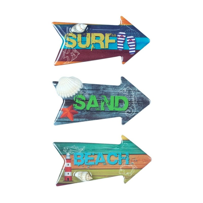 Iman de Nevera x3 Surf 7 cm