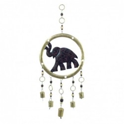 Movil Decorativo Elefante Metalico 55 cm