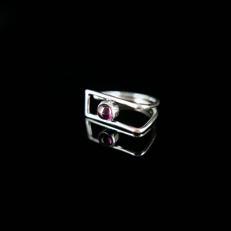 Anillo con Baño de Plata A28