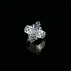 Anillo con Baño de Plata A27