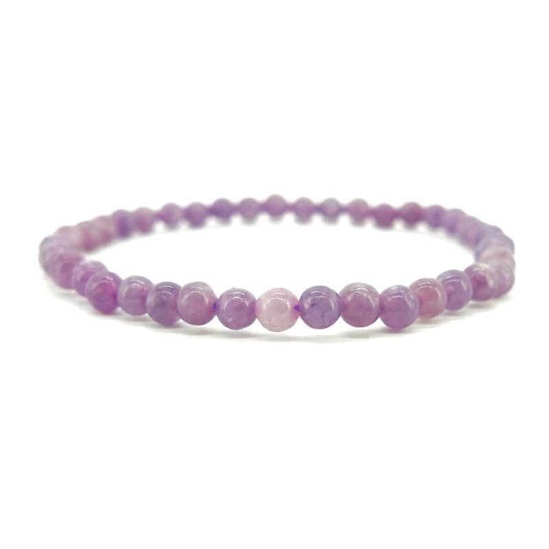 Pulsera de Lepidolita A 4mm