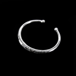 Brazalete Baño de Plata -32-