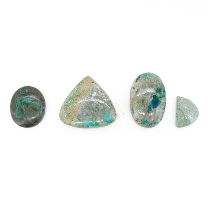 Piedra Cabujón de Crisocola (Pack 30gr)