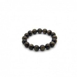 Pulsera de Obsidiana Dorada 10mm