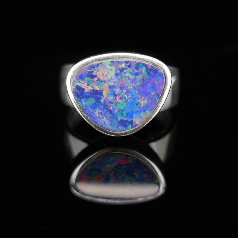 Anillo de Opalo Australiano - I17