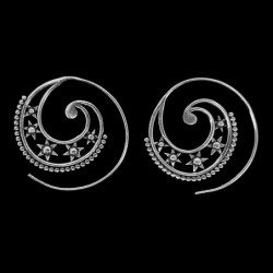 Pendientes en Baño de Plata -P57-