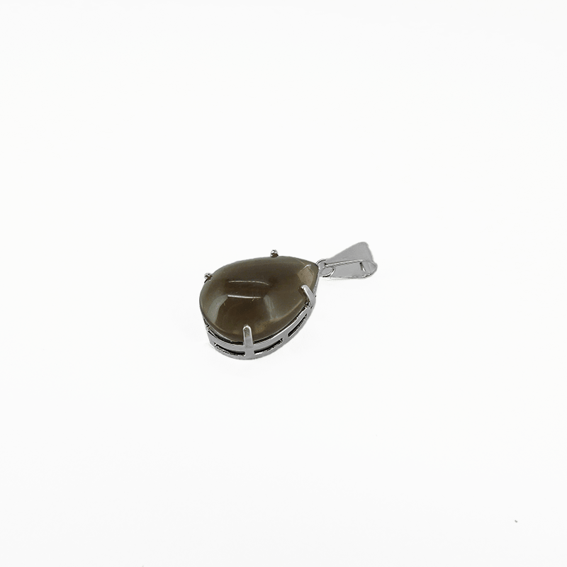 Colgante Lagrima Pequeña Baño de Plata
