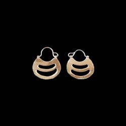 Pendientes de Bronce Bolso -104-