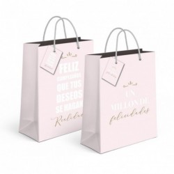 Bolsa Regalo Papel L Cumpleaños x2 Modelos