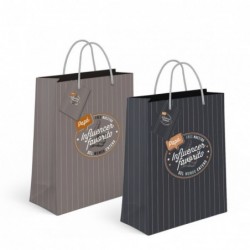 Bolsa Regalo Papel M Papa Influencer x2 Colores