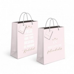 Bolsa Regalo Papel S Cumpleaños x2 Modelos